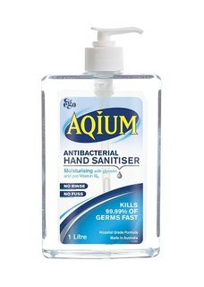 AQIUM HAND GEL 6 X 1L TGA APPROVED