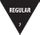 REMOVABLE 30MM TRIANGLE REGULAR (BLACK) 500 ROLL