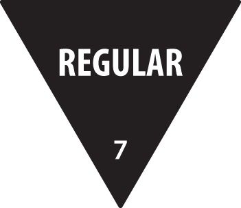REMOVABLE 30MM TRIANGLE REGULAR (BLACK) 500 ROLL