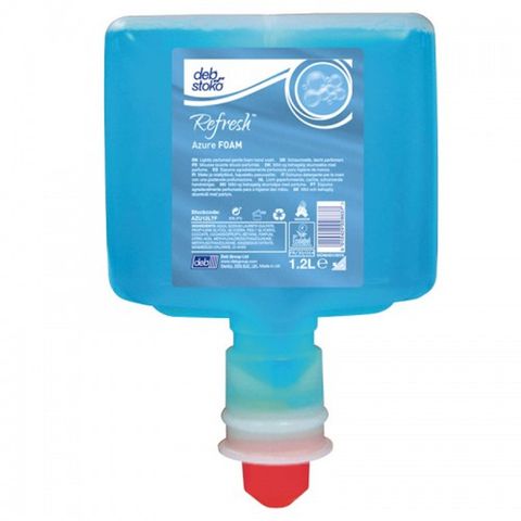 FOAM SOAP REFRESH AZURE DEB 1.2L 3/CTN