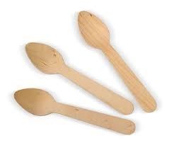 WOODEN WAX COATED SPOON 1000/CTN