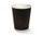 8OZ BLACK RIPPLE WALL COFFEE CUP 500/CTN