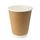 COFFEE CUP DW 12OZ KRAFT 500/CTN