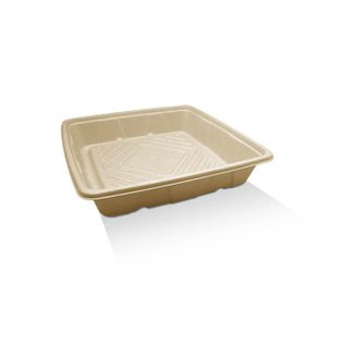 UNBLEACHED SUGARCANE PLATTER 10" 100/CTN