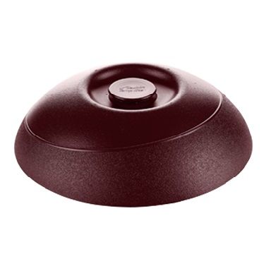 ALLURE 9/230MM INSULATED DOME BURGUNDY LID 12/CTN