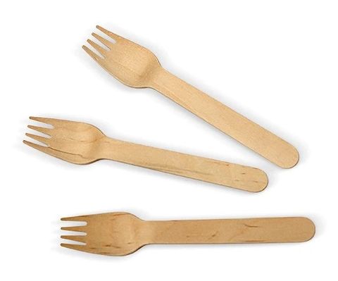 WOODEN WAX COATED FORK 1000/CTN