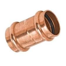 WATER PRESS FIT COPPER CONNECTOR WITH STOP