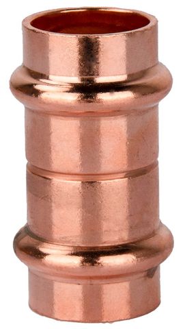 WATER PRESS FIT COPPER CONNECTOR WITH STOP