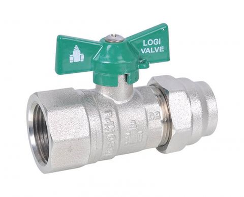 DUAL APPROVED BALL VALVE BUTTERFLY HANDLE FI/COMP