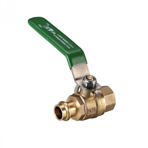 PRESS FIT WATER LEVER BALL VALVE FEMALE/PRESS