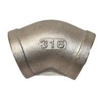 STAINLESS STEEL 45° F/F ELBOW