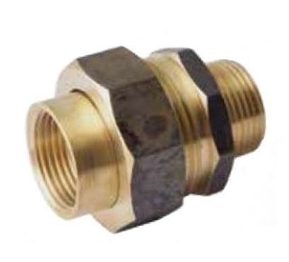 M/F BRASS BARREL UNION