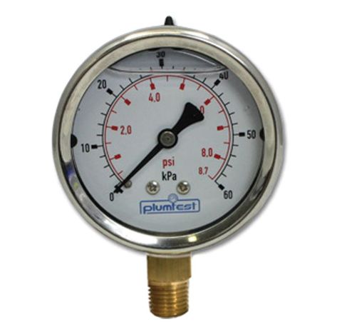 60 KPA GAUGE ONLY TO SUIT AIR AND GAS TESTER