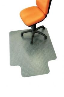 CHAIRMAT SYLEX CLEAR MEDIUM PILE KEYHOLE