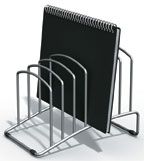 GBP FILING RACK 7 SLOT SILVER