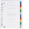 DIVIDERS FM COLOURED TAB A4 10 TAB PP