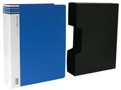 DISPLAY/CLEAR BOOK FM BLUE 100 POCKET