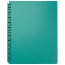 FM REFILLABLE DISPLAY/CLEAR BOOK GREEN