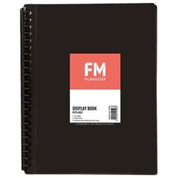 INSERT REFILLABLE DISPLAY BOOK FM BLACK