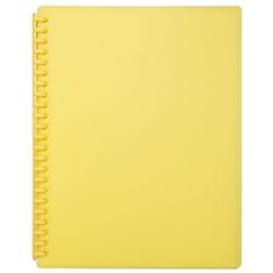 FM REFILLABLE DISPLAY/CLEAR BOOK YELLOW