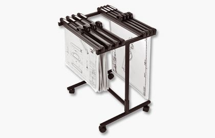 HANG-A-PLAN CAD MOBILE TROLLEY 8 X A3/A2