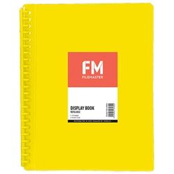 INSERT REFILLABLE DISPLAY BOOK FM YELLOW