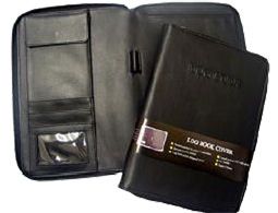 LOG BOOK COVER GBP BLACK