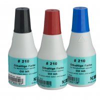 STAMP INK NORIS 210 RED 25ML OIL BASED