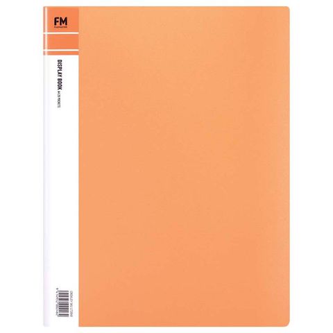 FM DISPLAY BOOK PASTEL A4 SUNSET ORANGE