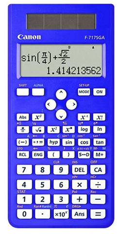 CALCULATOR CANON F-717SGA BLUE