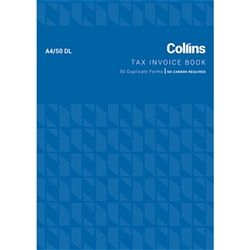 COLLINS TAX INVOICE A4/50DL