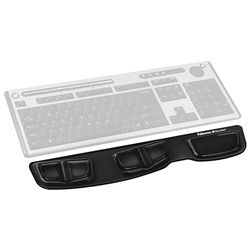 KEYBOARD GEL PALM SUPPORT FELLOWES BLACK