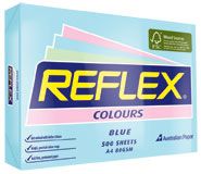 COLOURED PAPER REFLEX BLUE A4 80GSM