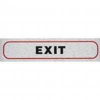 SIGN SELF ADHESIVE ROSEBUD EXIT