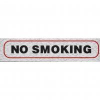 SIGN SELF ADHESIVE ROSEBUD NO SMOKING