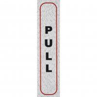 SIGN SELF ADHESIVE ROSEBUD PULL VERTICAL