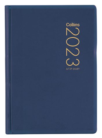 COLLINS DIARY A73P PVC NAVY ODD YEAR