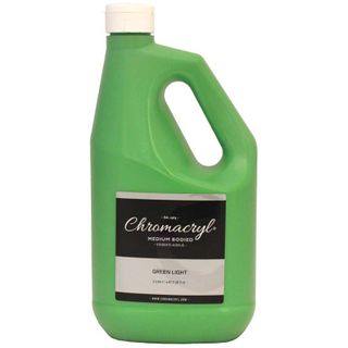 CHROMACRYL ACRYLIC PAINT 2L L/GREEN