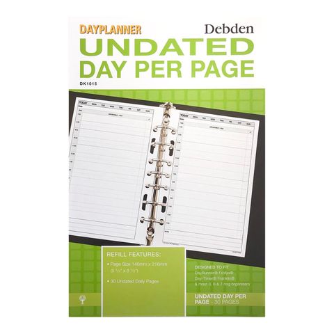 DEBDEN REFILL DK1015 DESK DAILY NON DATE