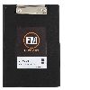 CLIPBOARD FM BLACK PVC A5 WITH FLAP