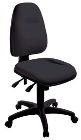SPECTRUM 3 CHAIR WITHOUT ARMS BLACK