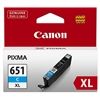 INKJET CARTRIDGE CANON CLI-651XLC CYAN H