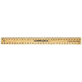 RULER WARWICK WOODEN BEVELLED 30CM