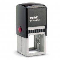 PRINTY SELF INKING STAMP SQUARE 4924 BLA