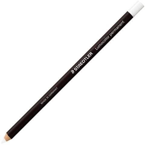 STAEDTLER GLASOCHROM PENCIL PERM WHITE