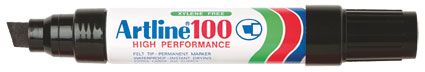 ARTLINE 100 PERMANENT MARKER 12MM BLK