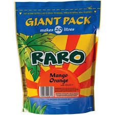 FRUIT DRINK RARO ORANGE & MANGO 1.6KG