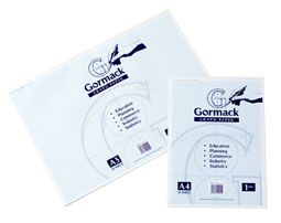 GORMACK GRAPH PAPER A4 5MM QUAD C022Y