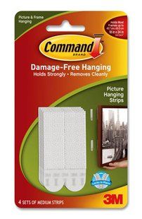 3M COMMAND PICTURE HANGING STRIPS MEDIUM