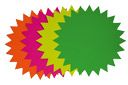 FLUORO STARS ASSORTED 203MM PKT/20